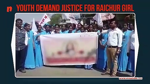 Raichur girl’s death: Youths in Raichur, Bagalkot, Koppal protest demanding justice