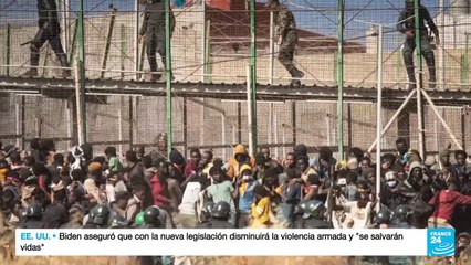 18 migrantes murieron aplastados en su intento por cruzar a la ciudad española de Melilla