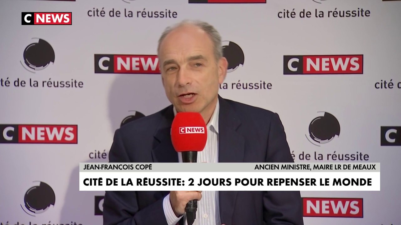 Jean-François Copé, ancien ministre, maire LR de Meaux, à la Cité de la réussite 2022