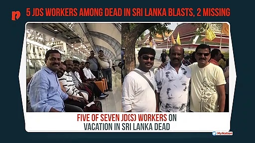 5 JDS workers among dead in Sri Lanka blasts, 2 missing