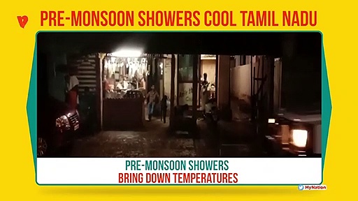 Tamil Nadu: Pre-monsoon showers bring respite from scorching heat
