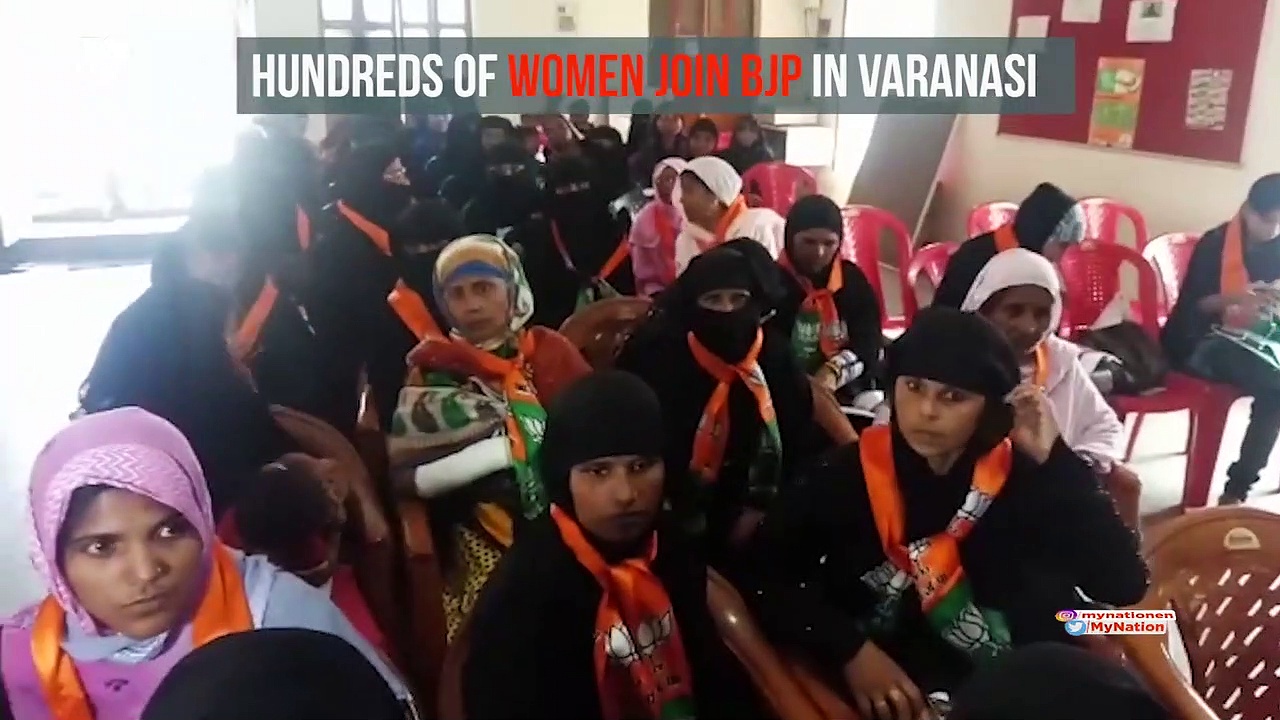 Muslim women join BJP in Varanasi during membership drive