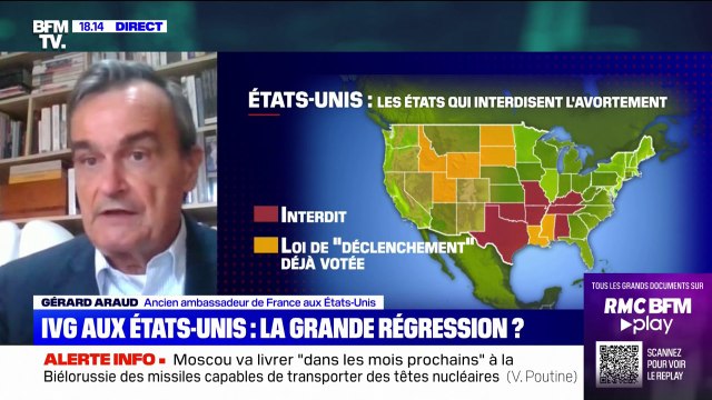 Droit à l'IVG révoqué aux États-Unis: Le parti Républicain a évolué vers l'extrême-droite , commente Gérard Araud