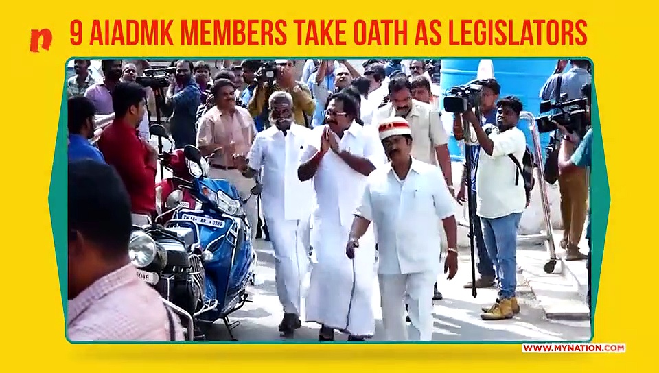 Tamil Nadu: Newly-elected AIADMK members sworn in as legislators