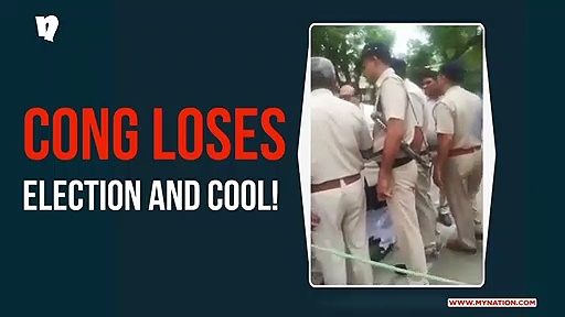 Congress leader from Haryana Captain Ajay Yadav loses cool