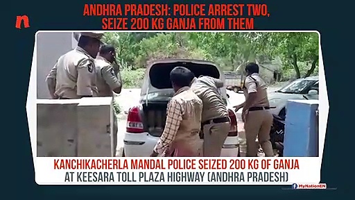Nandigama: Police bust ganja racket, arrest two with 200 kg