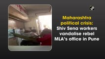 Maharashtra political crisis: Shiv Sena workers vandalise rebel MLA’s office in Pune