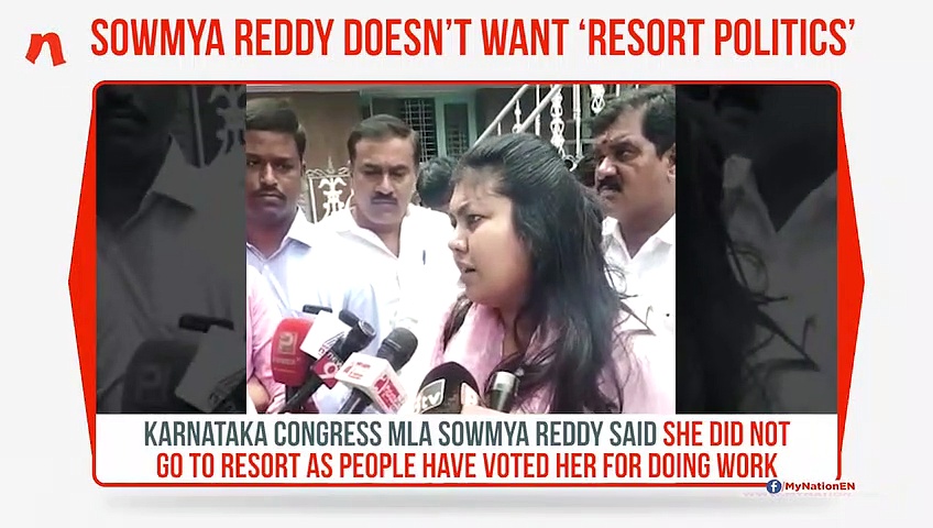 Karnataka coalition crisis: Have we been elected to go to resorts? Asks Congress MLA Soumya Reddy