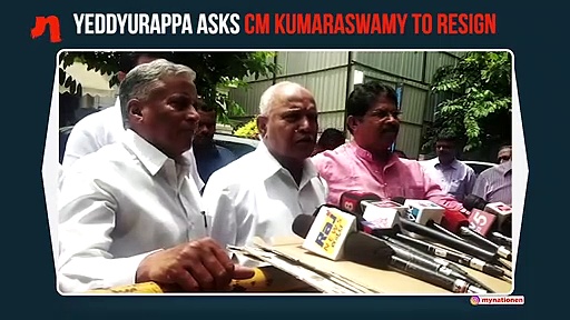 Karnataka coalition crisis: Yeddyurappa demands CM Kumaraswamy’s resignation
