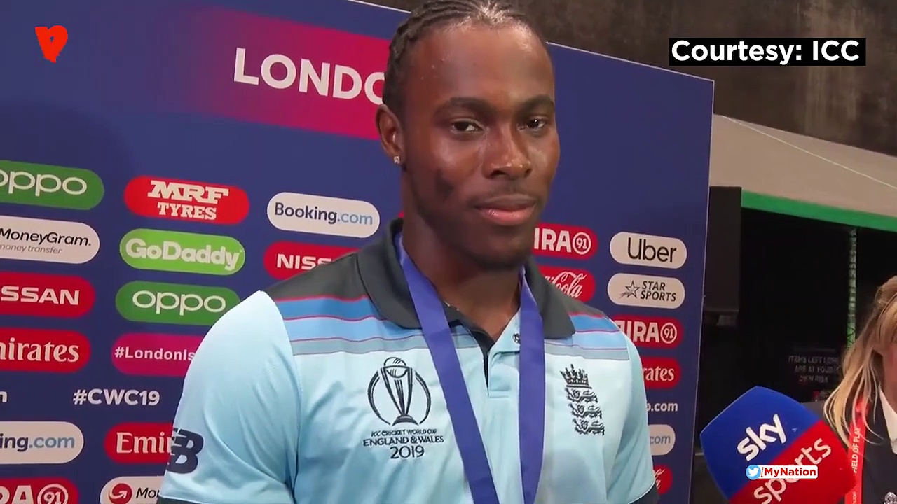 Jofra Archer shares his joy of winning World Cup 2019 at Lord’s