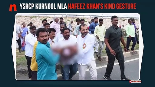 Andhra Pradesh: YSRCP MLA Hafeez Khan shifts accident victim to hospital