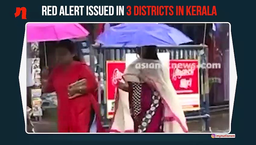 Kerala rains: IMD issues red alert in 3 districts