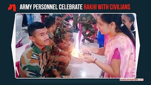 North Karnataka, Maharashtra: Army pesonnel, rescuers receive rakhis from civilians