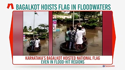 Karnataka’s Bagalkot battles floods to hoist Indian tricolour