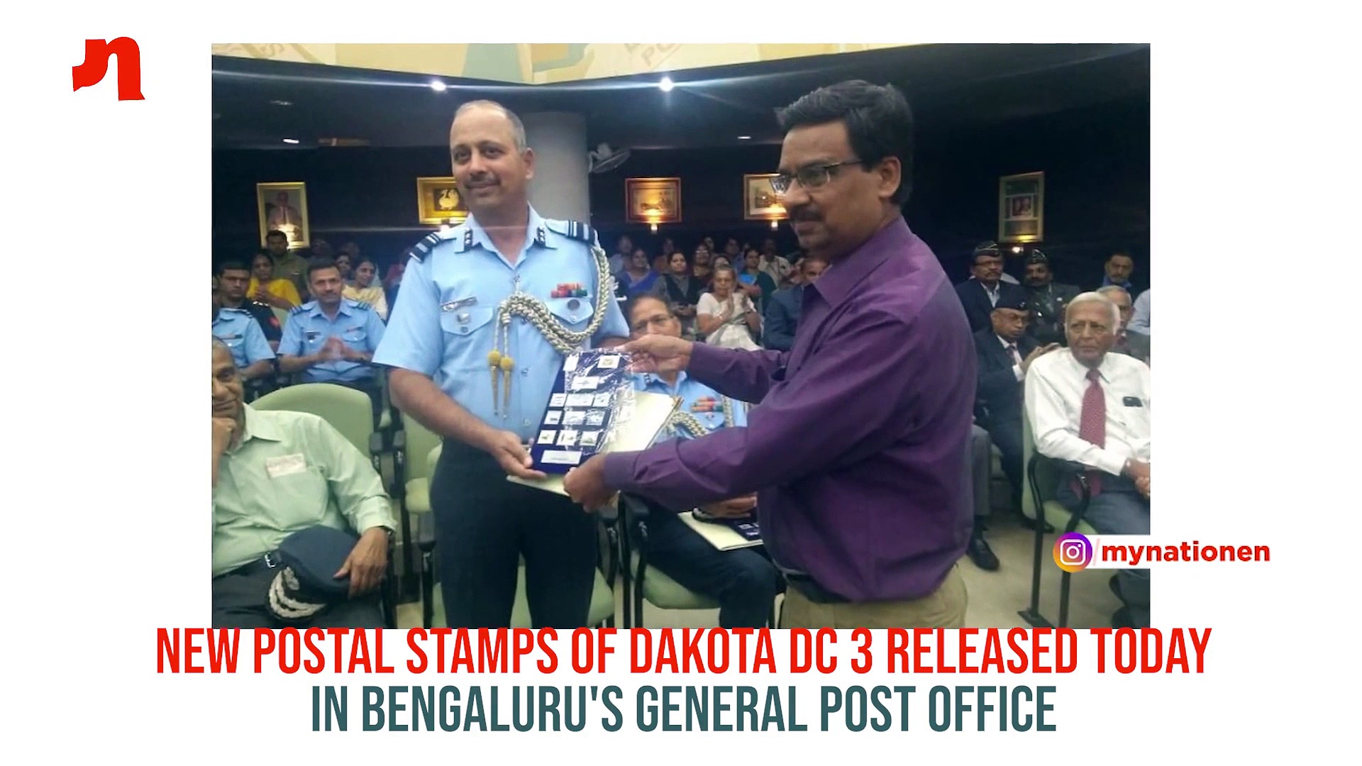 Karnataka: Dakota DC3 stamps released today in Bengaluru's GPO (Video)