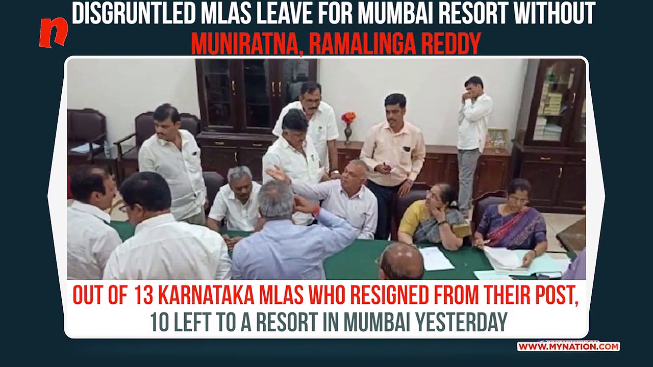 Karnataka MLAs’ resignation: Disgruntled legislators leave for Mumbai resort; 2 stay back