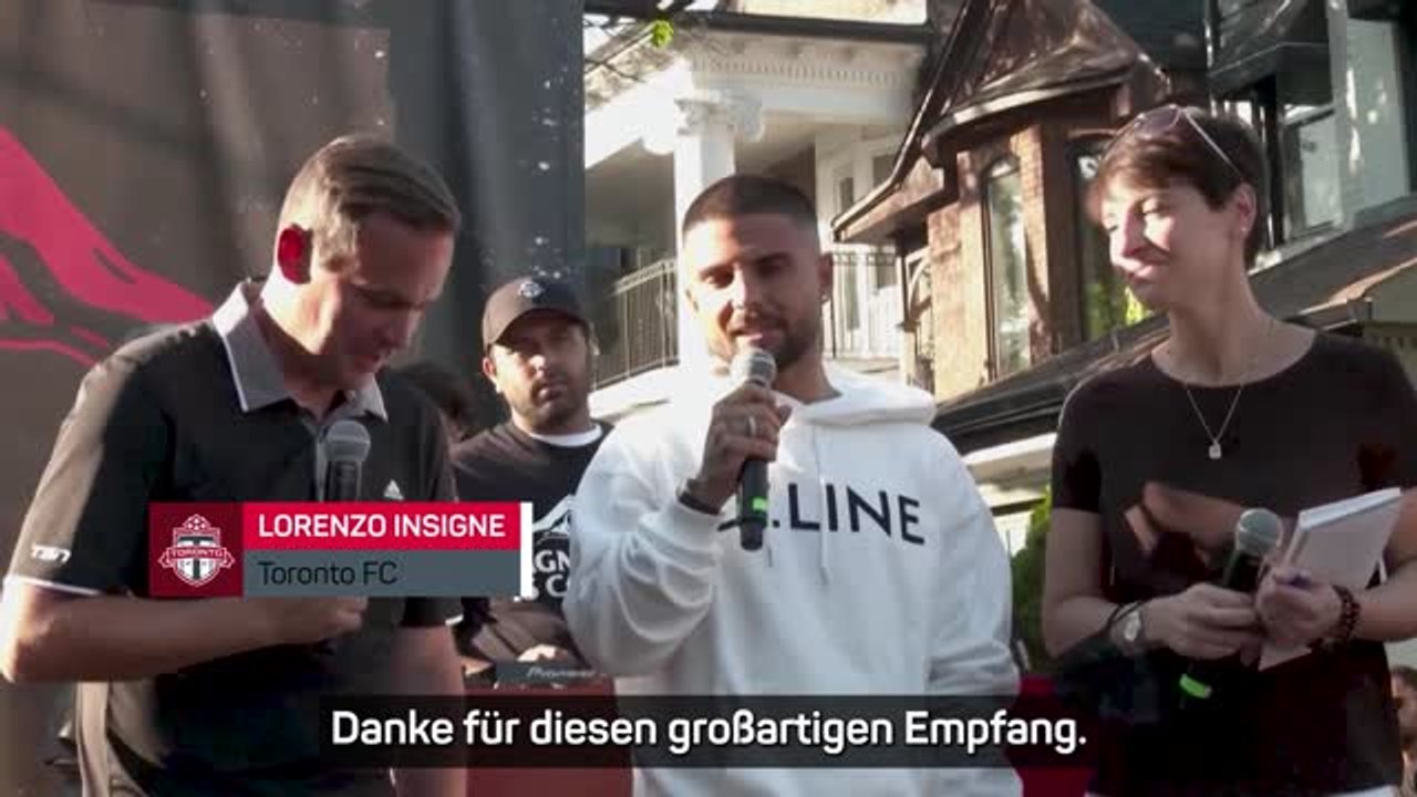 "ciao ragazzi": insigne-mania in toronto