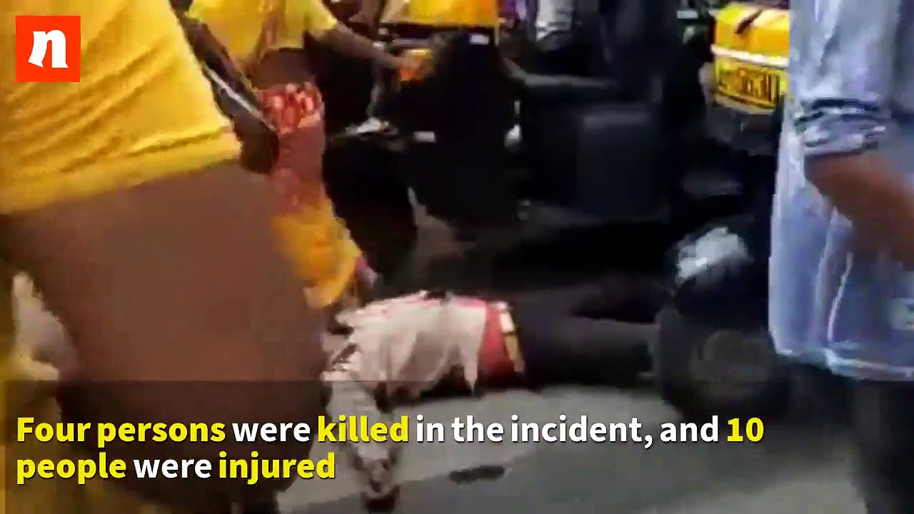 Pune: Steel hoarding collapses near Juna Bazaar, four killed (Video)