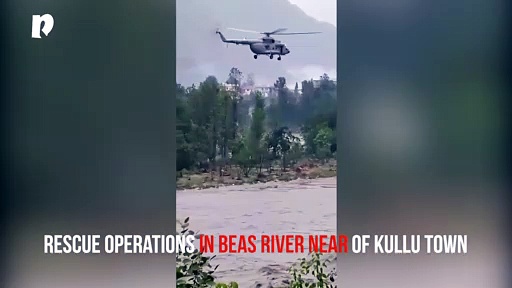 Himachal flash floods: NDRF swings into action to rescue stranded youths (Video)