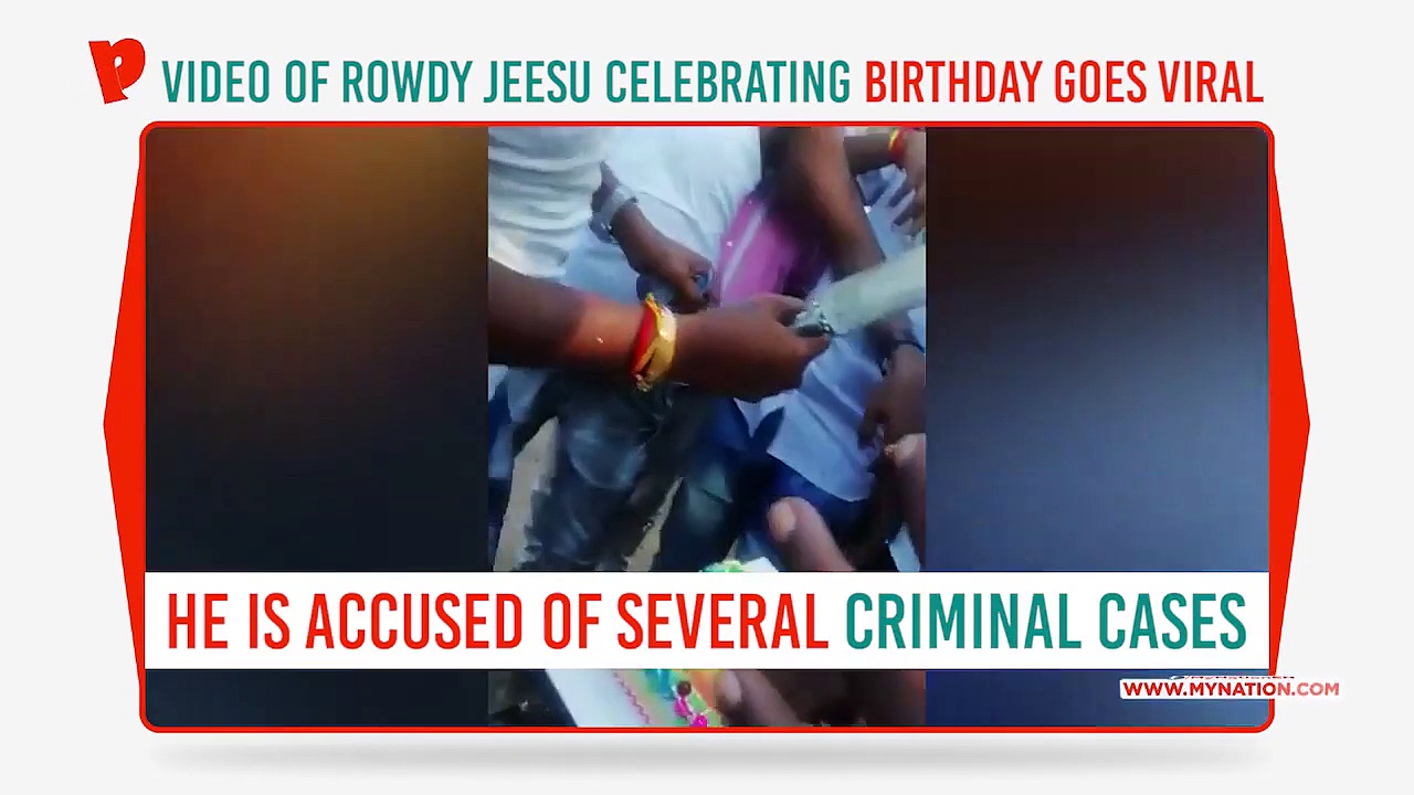 Tamil Nadu rowdy cuts birthday cake with machete; video goes viral