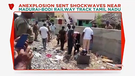Explosion near Madurai-Bodi railway track; bomb disposal squad in action
