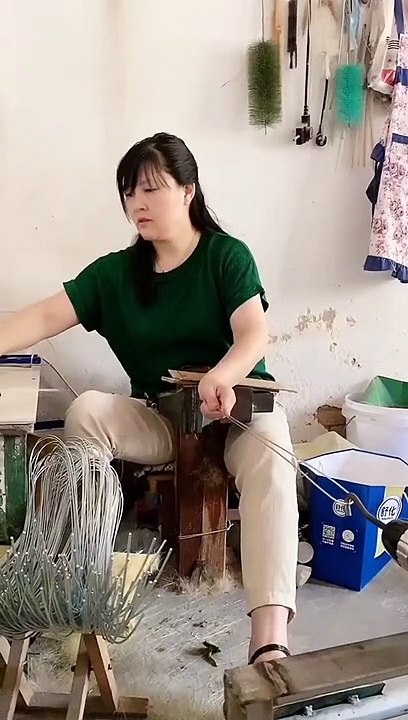 Bottle Cleaning Brush Making 