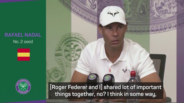 Nadal celebrates Federer rivalry ahead of Wimbledon opener