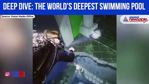 Want to dive into the world's deepest swimming pool? Head for Dubai