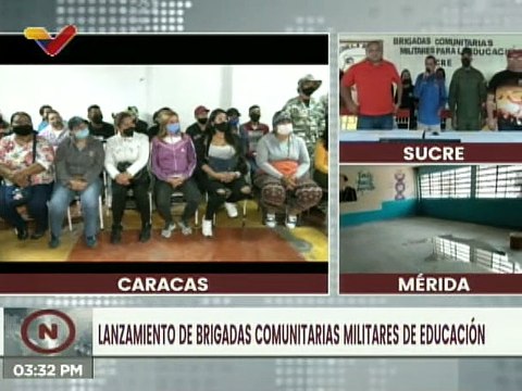 Caracas | Conformadas las Brigadas Comunitarias Militares en la U.E.N Hipólito Cisneros