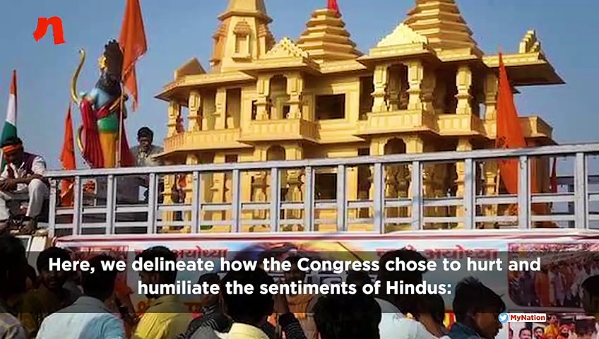 Even Lord Ram won’t forgive Congress!
