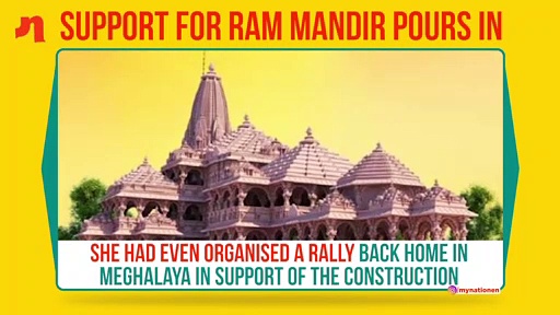 Here’s how an Anglo-Indian has pledged her support for Ram Mandir