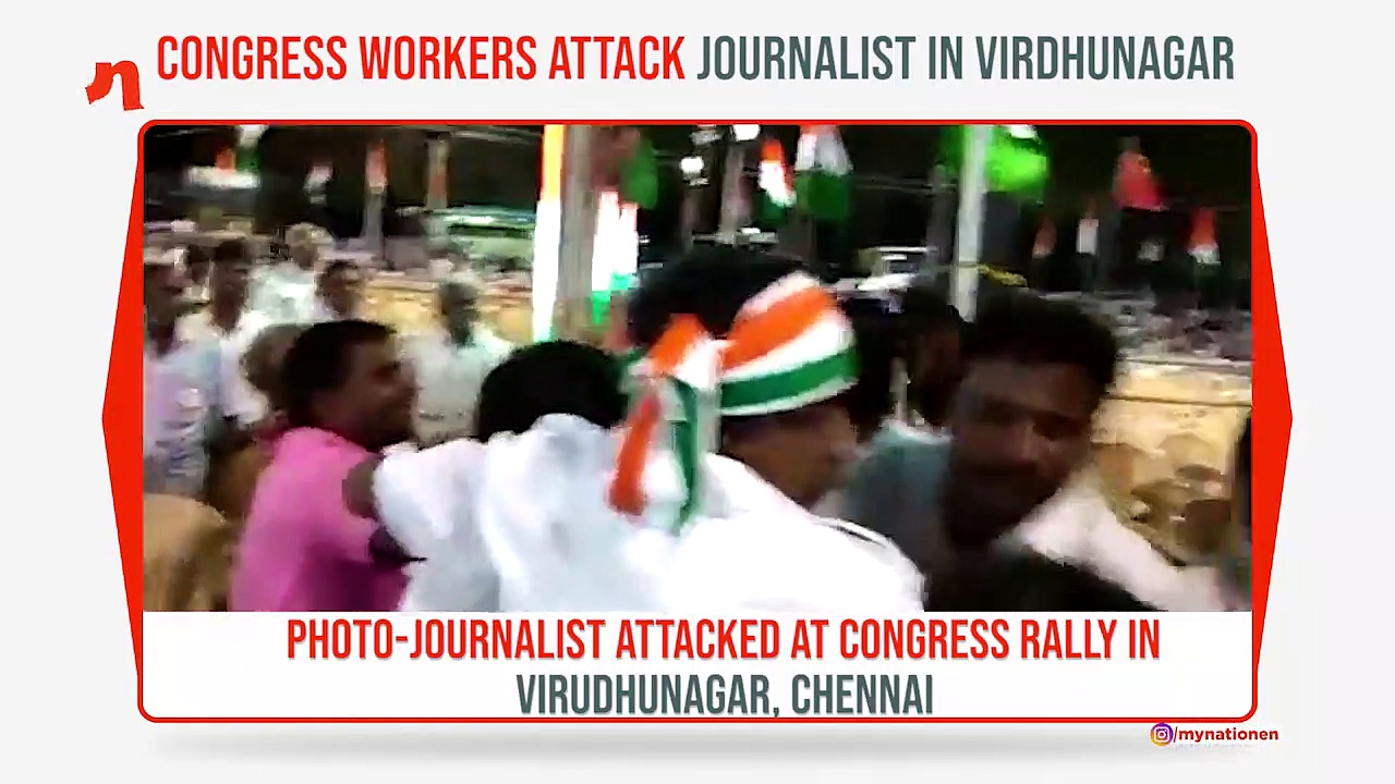 Congress workers attack journalist in Tamil Nadu
