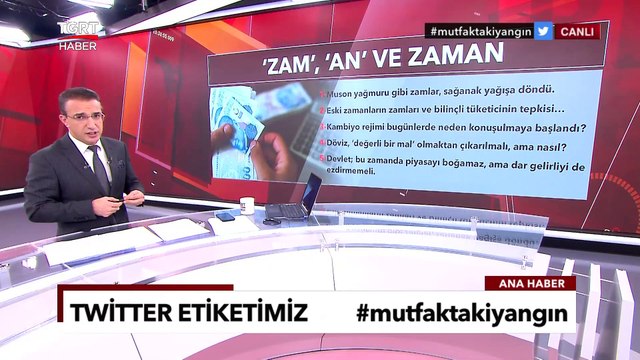 Muson Yağmuru Gibi Zamlar, Sağanak Yağışa Dönüştü - Ferhat Ünlü ile TGRT Ana Haber