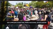 teleSUR Noticias 16:30 25-06: Continúan las expresiones de protesta contra Pdte. Lasso