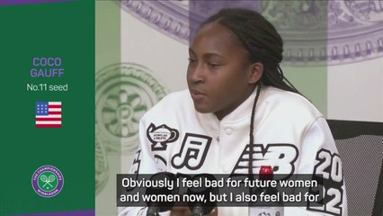 'We're almost going backwards' - Gauff upset by Roe v Wade ruling
