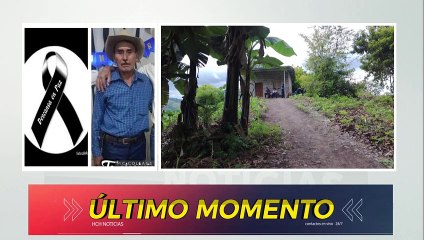 ¡Inhumano! A disparos y machete le quitan la vida a un hombre en comunidad de Trinidad, Copán