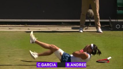 Скачать видео: Garcia lands third grass court title with Bad Homburg win