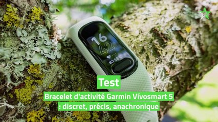 Test Bracelet d'activité Garmin Vívosmart 5 : discret, précis, anachronique