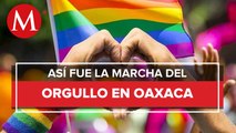 Realizan marcha por el orgullo LGBTTTIQ+ en Oaxaca