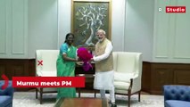 Draupadi Murmu meets PM Modi | NDA Presidential Candidate  | R Studio