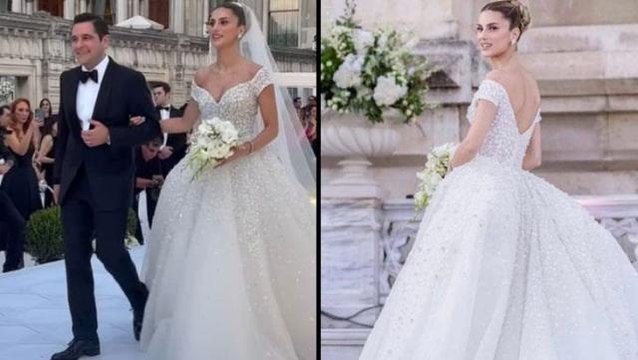 Beklenen düğün gerçekleşti! Hacı Sabancı ile Nazlı Sabancı çifti Çırağan Sarayı'nda görkemli törenle evlendi