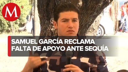 Samuel García reclama falta de apoyo de otros estados a NL; “no mandan una chingada despensa”, dice