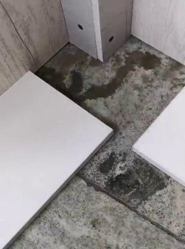 Young Man with great tiling skills -Great tiling skills -Great technique in construction PART 1.