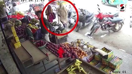 મહેસાણા: ચબરાક મહિલા ચોરનો વીડિયો થયો વાયરલ