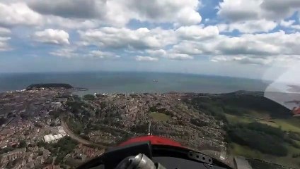 Red Arrows pilot cockpit video