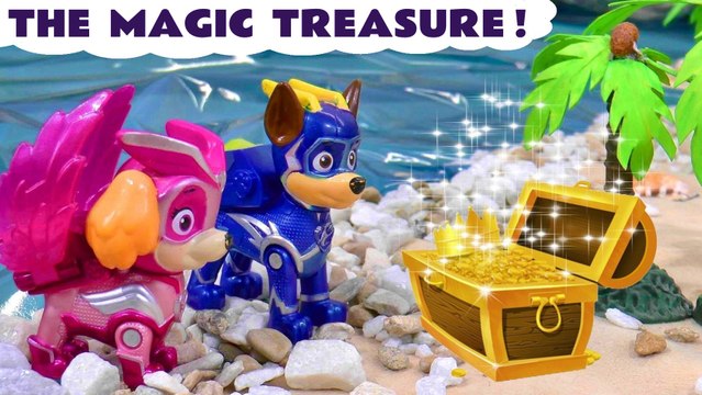 Paw Patrol Toys Story with the Mighty Pups - Magic Treasure Rescue Cartoon for Kids and Children