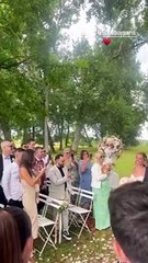 Images du mariage d'Hillary Vanderosieren et Giovanni Bonamy le 25 juin 2022, Instagram.