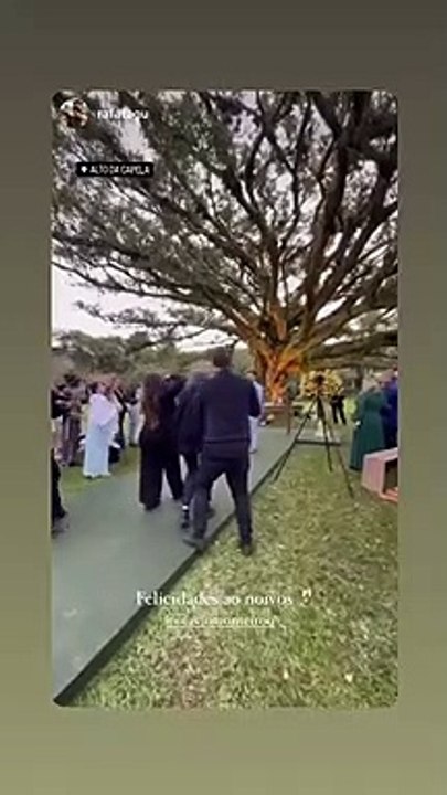Imagens do casamento de Otávio