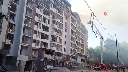 Son dakika haber | Rusya'dan Kiev'e füze saldırısı7 yaşındaki kız çocuğu enkazdan kurtarıldı