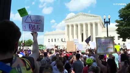 Otra jornada de rechazo de la anulación del derecho al aborto en EEUU